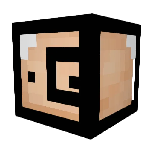 EpicFetus_ Minecraft avatar head, 3D render