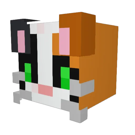 EpicGGMan Minecraft avatar head, 3D render