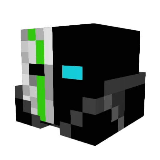 EpicGame123 Minecraft avatar head, 3D render