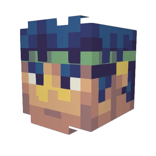 EpicGamer4Life Minecraft avatar head, 3D render