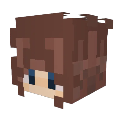 EpicGamerNik Minecraft avatar head, 3D render