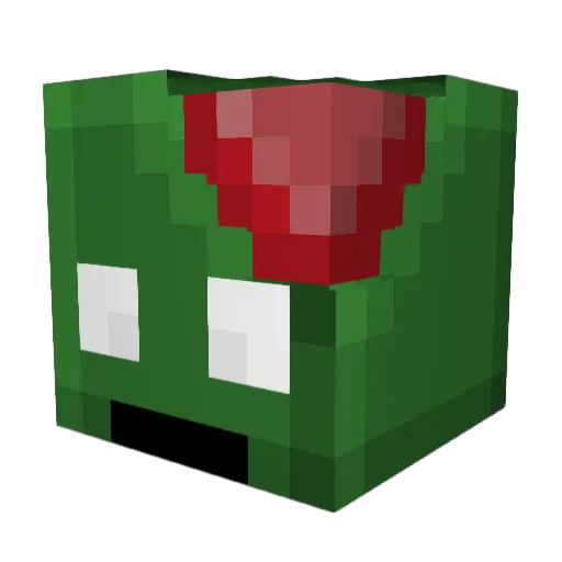 EpicGingerBread Minecraft avatar head, 3D render