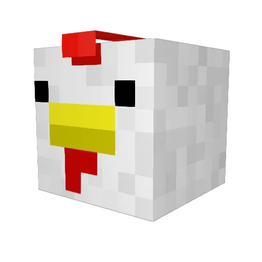EpicHeavyKiller Minecraft avatar head, 3D render
