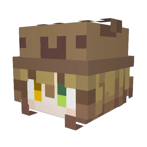EpicIGameRS Minecraft avatar head, 3D render