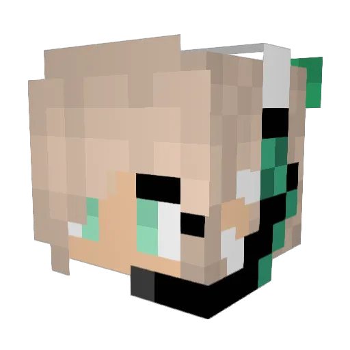 EpicKBPlayz Minecraft avatar head, 3D render