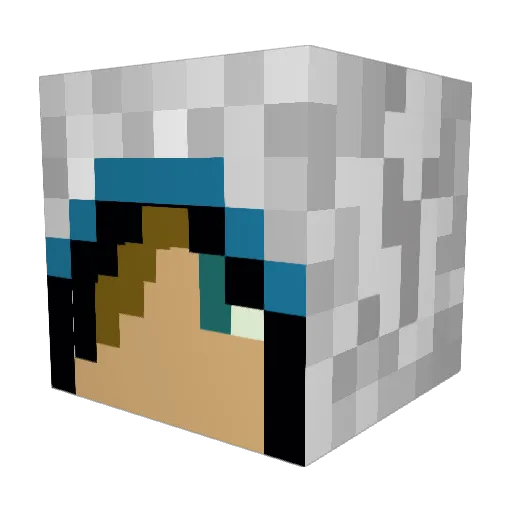 EpicKid2212 Minecraft avatar head, 3D render