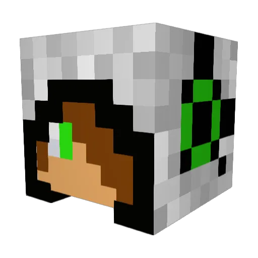 EpicMCGamer123 Minecraft avatar head, 3D render