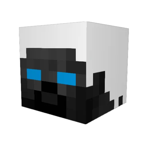 EpicMan2Epic Minecraft avatar head, 3D render