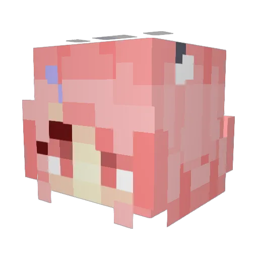 EpicMan69420 Minecraft avatar head, 3D render
