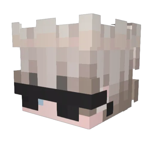 EpicMika15 Minecraft avatar head, 3D render