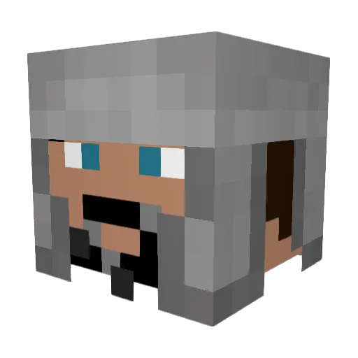 EpicMonkeyz1616 Minecraft avatar head, 3D render