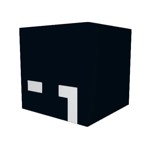 EpicNF Minecraft avatar head, 3D render
