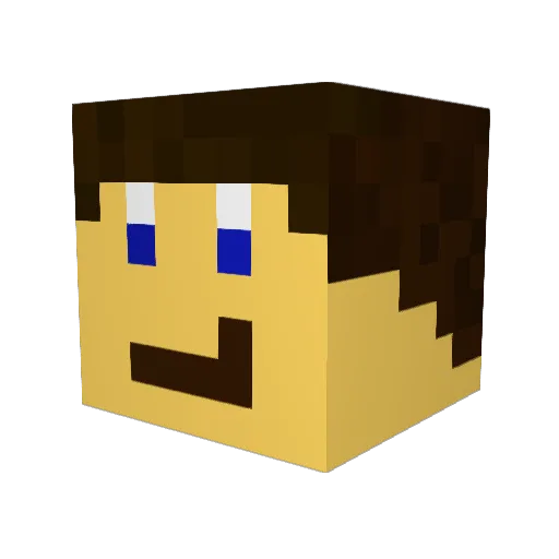 EpicNezz5 Minecraft avatar head, 3D render
