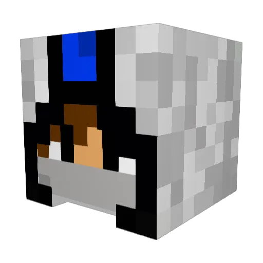 EpicNinjaMan Minecraft avatar head, 3D render