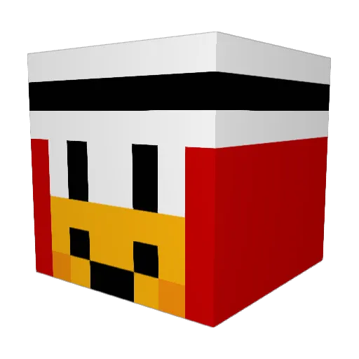 EpicPlayCP Minecraft avatar head, 3D render