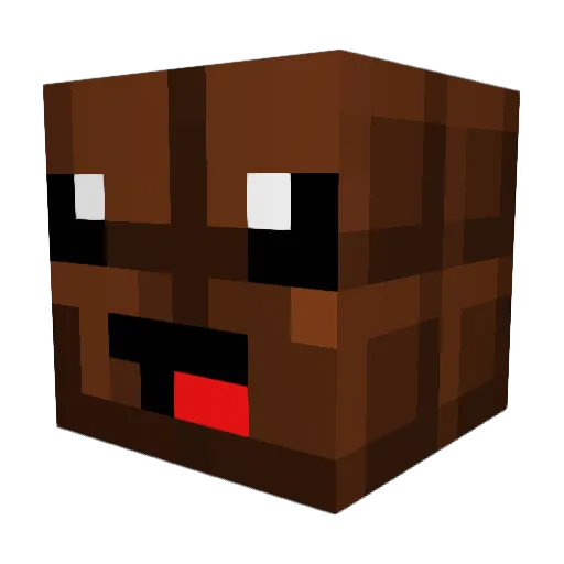 EpicRiegel Minecraft avatar head, 3D render