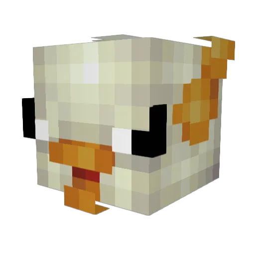 EpicRp Minecraft avatar head, 3D render