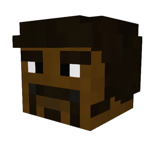 EpicST7 Minecraft avatar head, 3D render