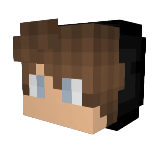 EpicSavage44 Minecraft avatar head, 3D render