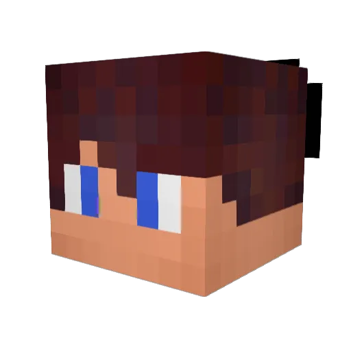 EpicScotsman Minecraft avatar head, 3D render