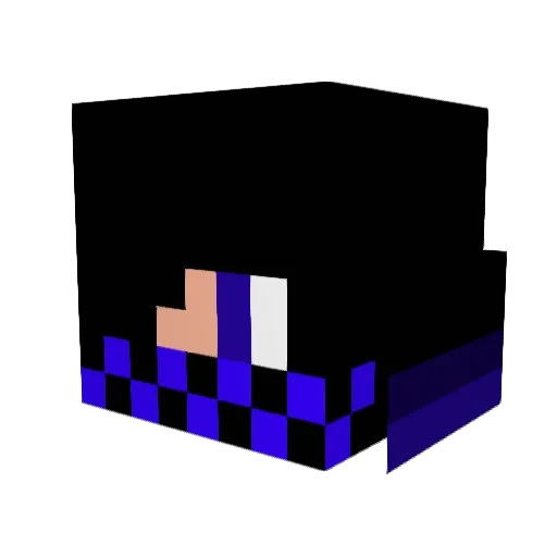 EpicShibisu Minecraft avatar head, 3D render