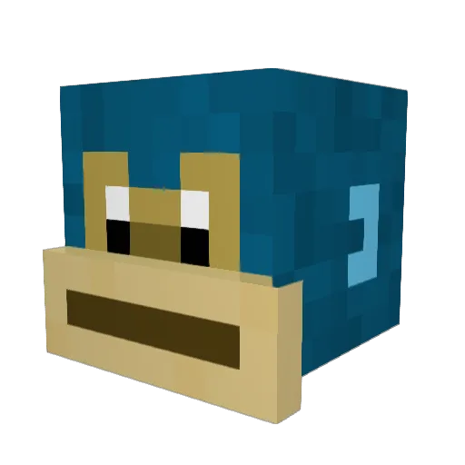 EpicSurvivor2 Minecraft avatar head, 3D render