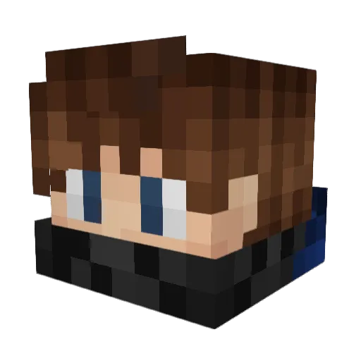 EpicTalgon Minecraft avatar head, 3D render