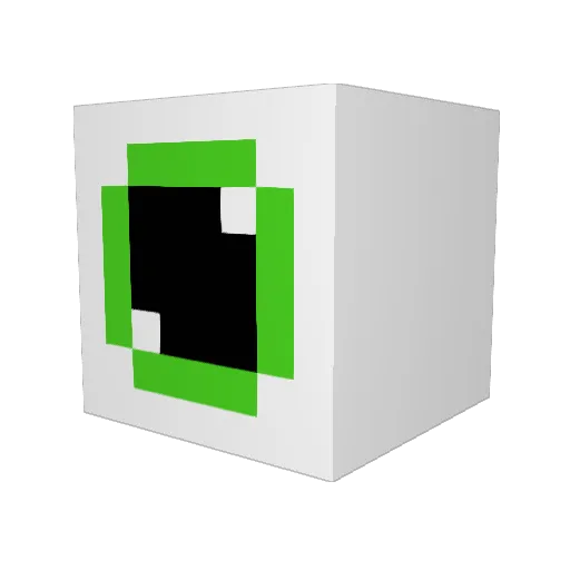 EpicThreat Minecraft avatar head, 3D render