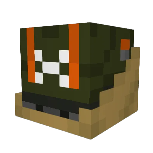 EpicToast_ Minecraft avatar head, 3D render
