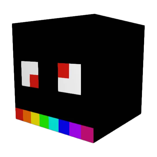 EpicWardster Minecraft avatar head, 3D render