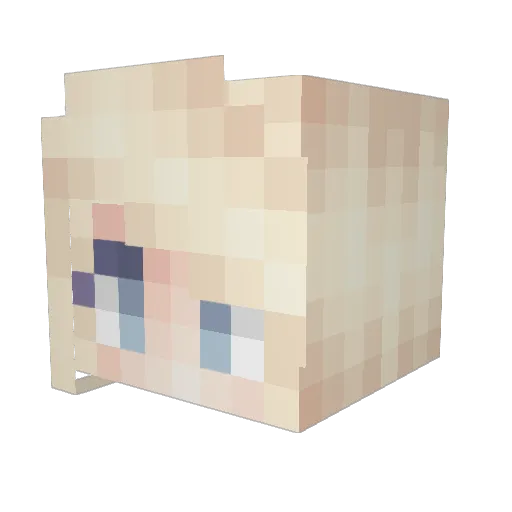 EpicWarrior1958 Minecraft avatar head, 3D render