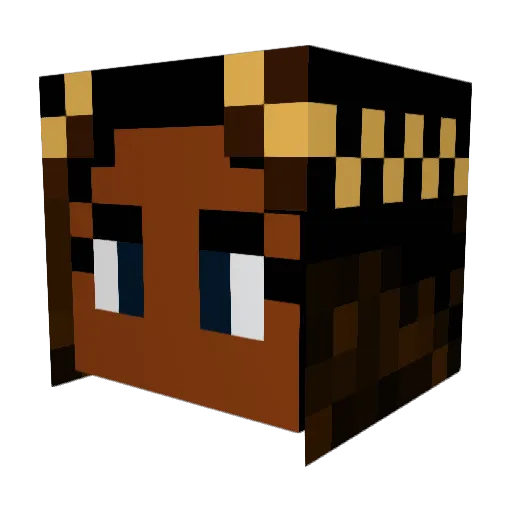 Epic_420 Minecraft avatar head, 3D render
