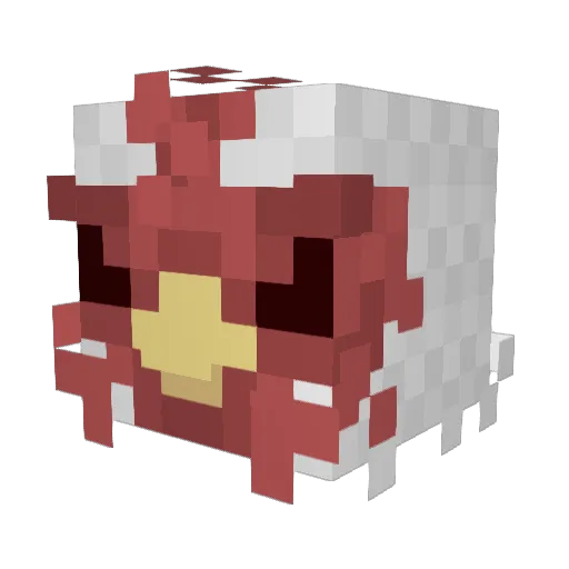 Epic_Corn Minecraft avatar head, 3D render