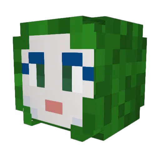 Epic_Erion Minecraft avatar head, 3D render
