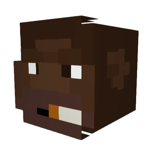 Epic_Nach0s Minecraft avatar head, 3D render