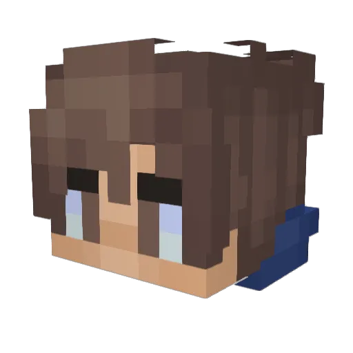 Epic_Nesse Minecraft avatar head, 3D render