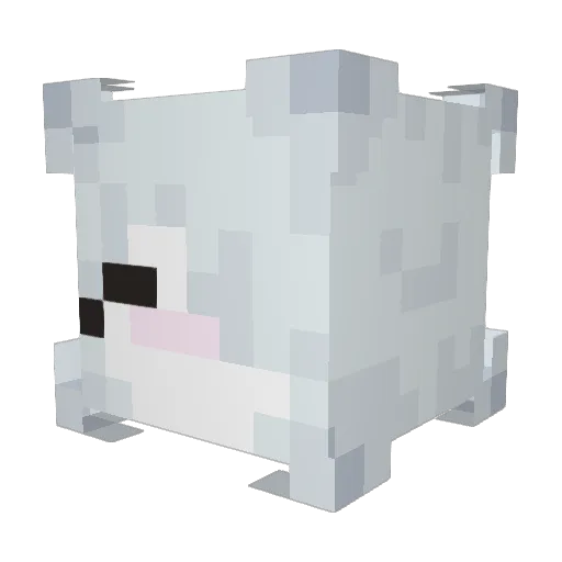Epic_Saintess Minecraft avatar head, 3D render