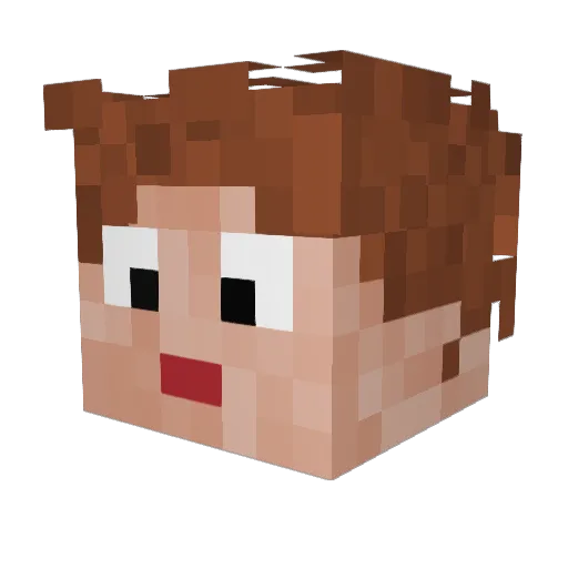 Epic_sea_pickle Minecraft avatar head, 3D render