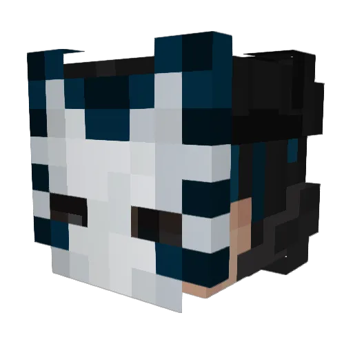 Epicality Minecraft avatar head, 3D render