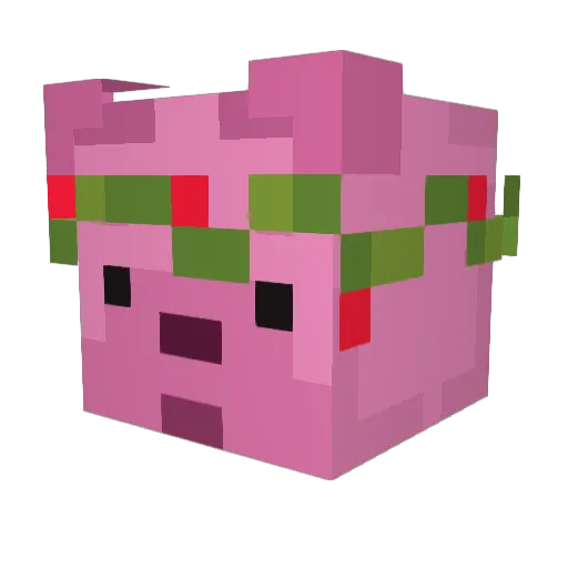 Epically303 Minecraft avatar head, 3D render