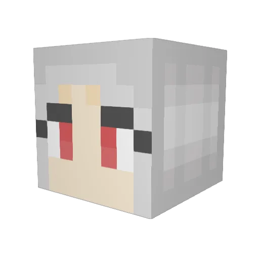 EpicallySick Minecraft avatar head, 3D render