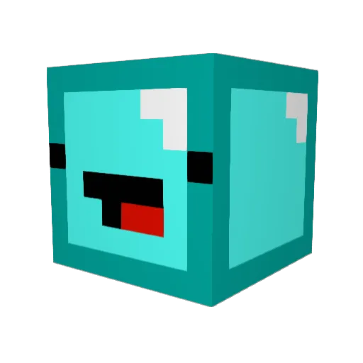 Epicgameplay14 Minecraft avatar head, 3D render