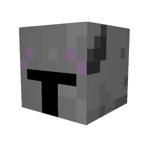 Epicgrog Minecraft avatar head, 3D render