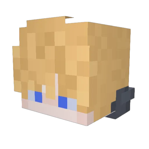 Epicluca2015 Minecraft avatar head, 3D render