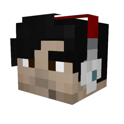 Epiclyez Minecraft avatar head, 3D render