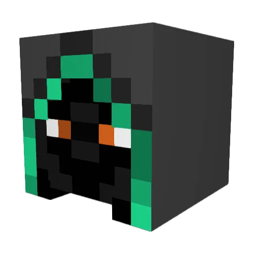 Epicteus Minecraft avatar head, 3D render