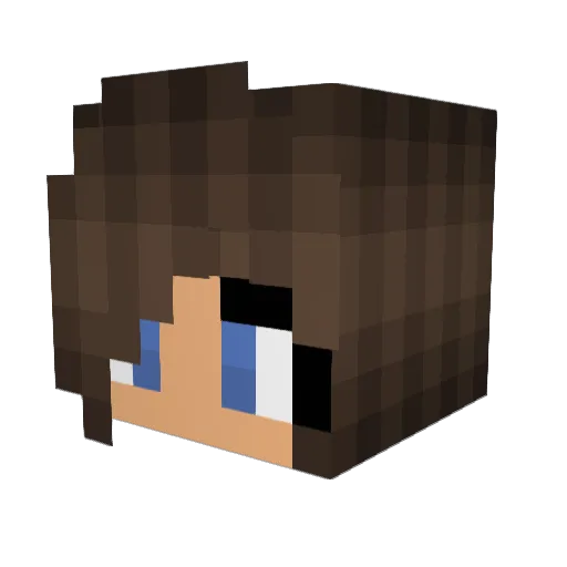 Epictrise Minecraft avatar head, 3D render