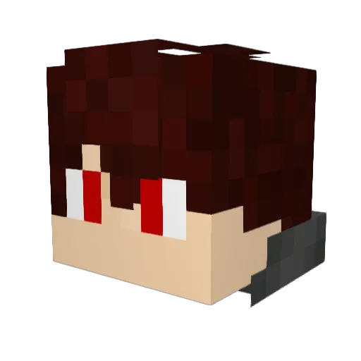 Epid3m1c Minecraft avatar head, 3D render