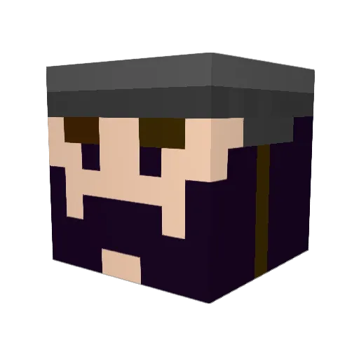 Epiik_MaLoW Minecraft avatar head, 3D render