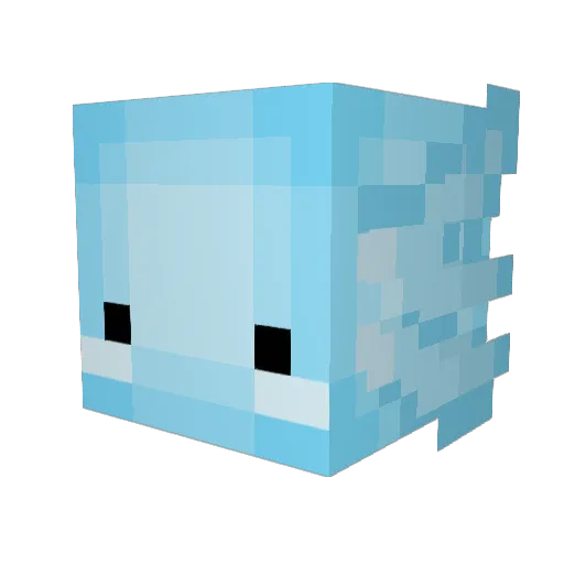 Epik242 Minecraft avatar head, 3D render